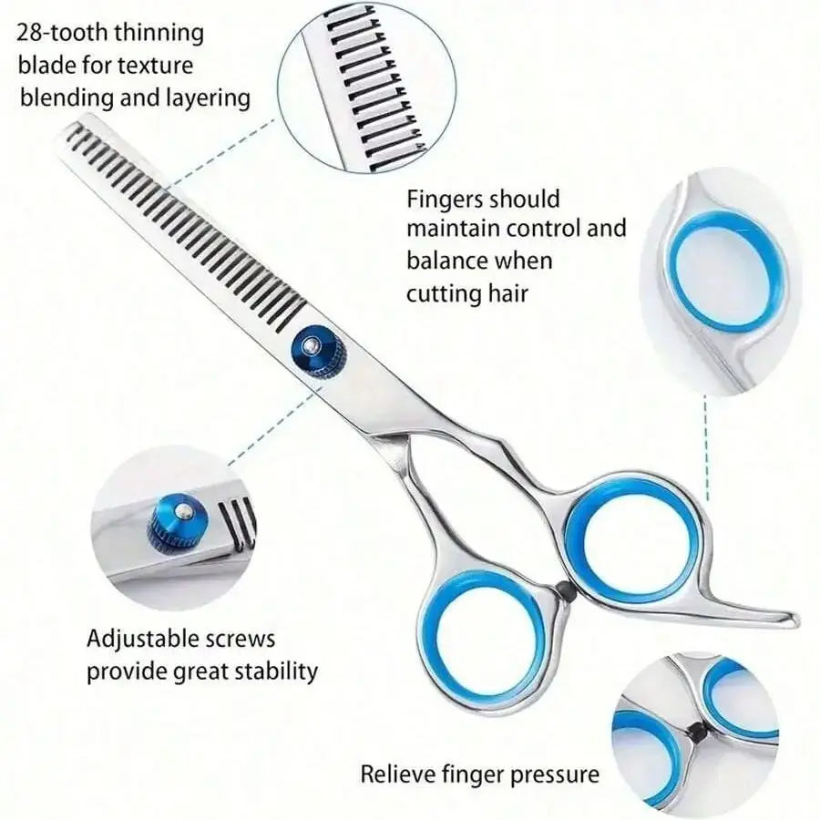 Professional Pet Grooming Scissors, Stainless Steel Dog and Cat Clippers, Curved Straight Upward Blades, Ambidextrous Design, Grooming Tools, Grooming Products