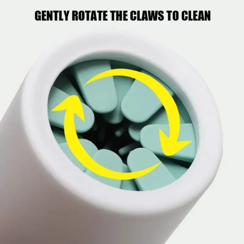 Automatic pet paw washer